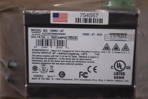 NEW Red Lion 102MC-ST Ethernet Switch Module STOCK 5537CC - Image 2
