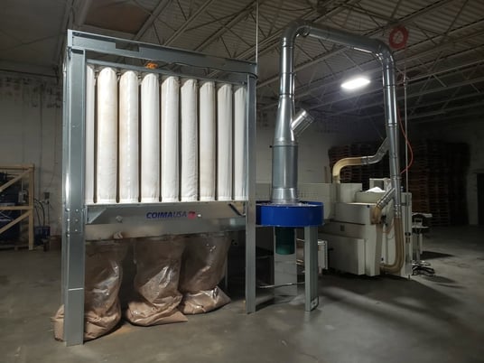 SCMI Gabbiani #P75, Beam Saw, 130"/150"/170" cuts, 70mm 2.76" blade projection, 197 FPM, w/ Dust Collector - Image 3