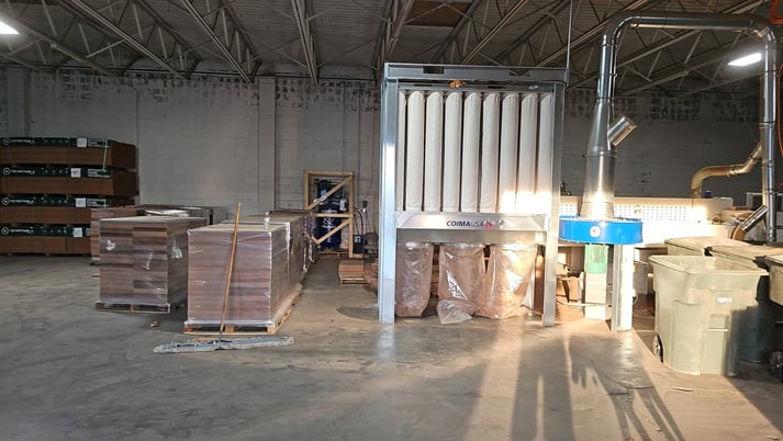 SCMI Gabbiani #P75, Beam Saw, 130"/150"/170" cuts, 70mm 2.76" blade projection, 197 FPM, w/ Dust Collector - Image 6