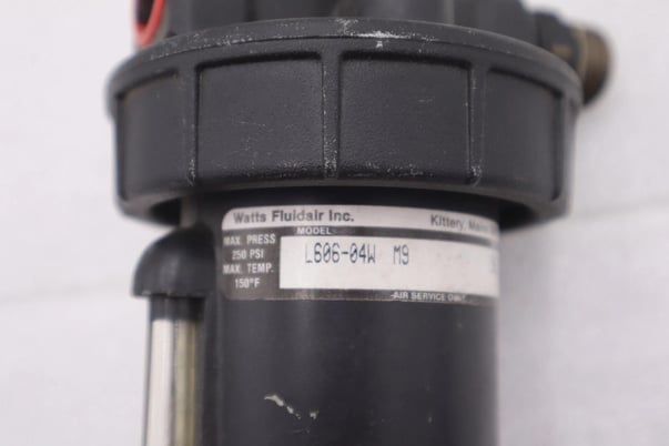 Watts Fludair L606-04W M9 Lubricator 250 PSI Serial 9612 New Open Box #3685 - Image 4