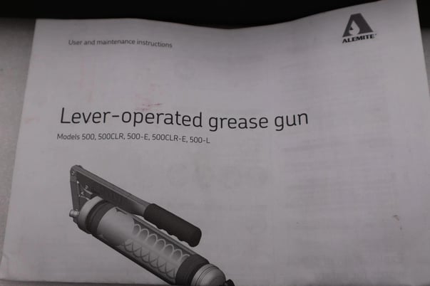 Alemite 500 24oz Lever Action Grease Gun NEW OPEN BOX STOCK H338 - Image 2