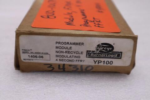 Fireye YP100 Programmer Module Non-Recycle Modulating 4 Second STOCK 2895A - Image 3
