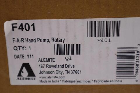 Alemite f401 f-a-r hand pump rotary stock #2975 - Image 2