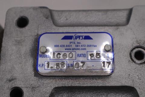 New ipts ic60 gear reducer ratio 25:1 - stock 5736cc - Image 2