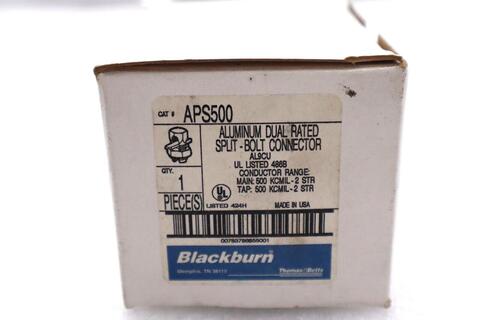Blackburn aps500 aluminum dual rated split stock #k-1535a - Image 2