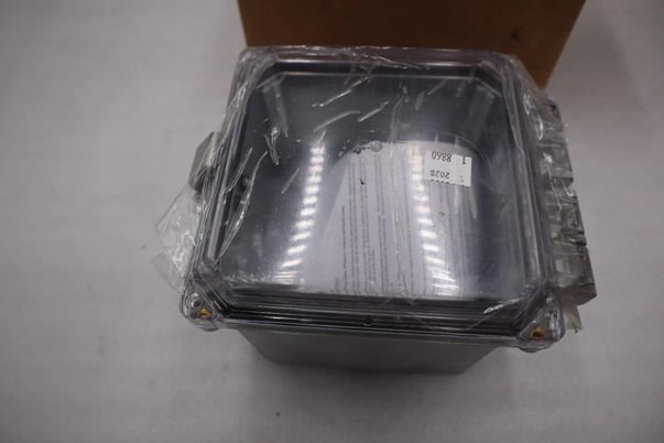 New integra enclosures h6064hcll enclosure with hinge opaque stock 5623cc - Image 1