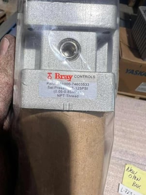 New open box bray controls 551000-74603533 filter regulator stk l723cc - Image 3