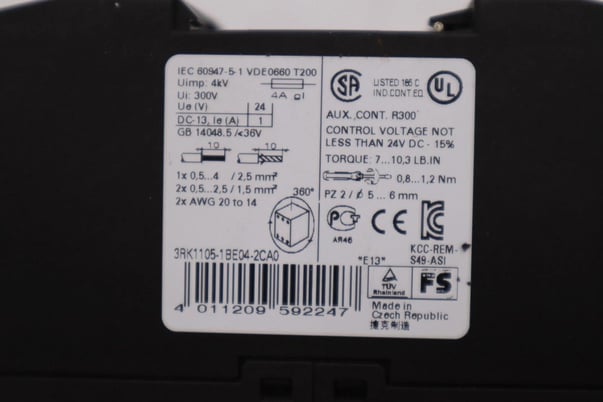 Siemens 3RK1105-1BE04-2CA0 Monitor Safety Relay Module STK H1429A - Image 3