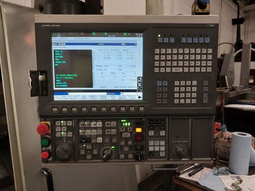 Okuma #Captain-L470M/1250, CNC turning center, 24.4" swing, 15" chuck, 4" bar, 16.53" dia., 49.21" lgth - Image 2