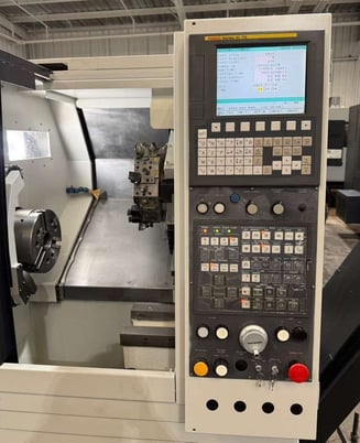 Takisawa #TCC-2000L3, CNC lathe, 16.5" swing, 8" chuck, 3-jaw, 2" bar, 8.86"dia., 11.85"lgth, Fanuc Oi-TD - Image 4