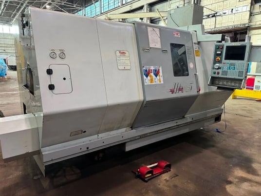Haas #SL-40T, 2-Axis CNC Lathe, 40" swing, 25.5" turning diameter, 41" machining length, 18" chuck, 4" bar - Image 1