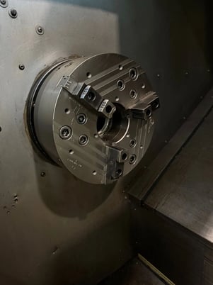 Haas #SL-40T, 2-Axis CNC Lathe, 40" swing, 25.5" turning diameter, 41" machining length, 18" chuck, 4" bar - Image 5