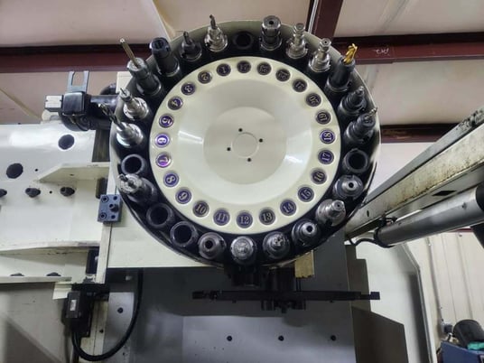 Chevalier #2443VMC, CNC Vertical Machining Center, 3-Axis, 43" X, 24" Y, 25" Z, 26" x 49" Table, 20 HP, 10000 - Image 6