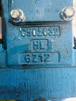 20 HP 1770 RPM Toshiba, Frame 256T, TEFC, B0204FLF2USH02 with PVQ4501AB10G1800000100100CD0, 230/460 Volts - Image 2