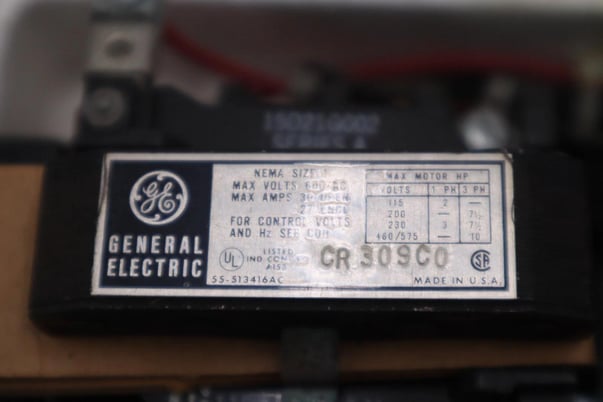 New open box general electric cr309c0 reversing starter stk cc187 - Image 2