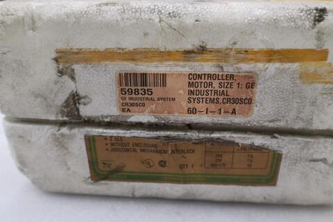 New open box general electric cr309c0 reversing starter stk cc187 - Image 5