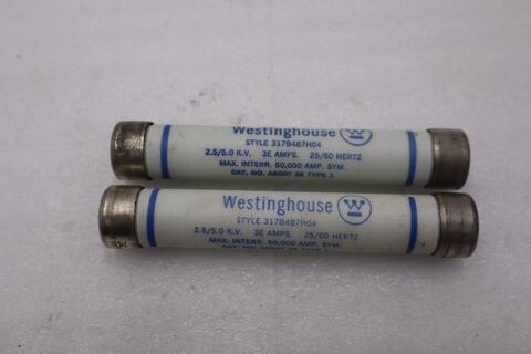 Lot of 2 new open box westinghouse a500t 3e fuse 25/60hz 317b487h04 stk h1451a - Image 1