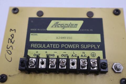 Acopian A24MT350 Regulated Power Supply STOCK H1135 - Image 1