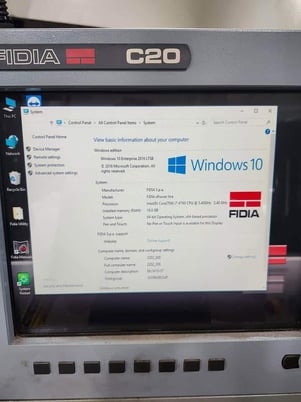 Fidia #K211, 5-Axis high speed CNC vertical machining center, C20 Control, 106" X, 43" Y, 39" Z, 24000 RPM - Image 3