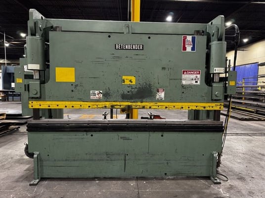 160 Ton, Betenbender #10-160T, hydraulic press brake, 3-Axis, 10' overall, 102.5" between housing, 6" stroke - Image 1