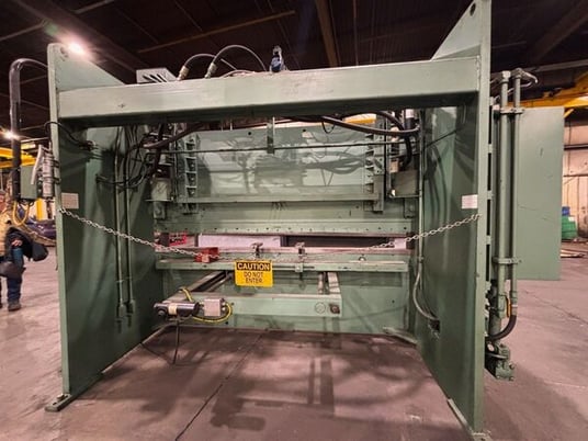 160 Ton, Betenbender #10-160T, hydraulic press brake, 3-Axis, 10' overall, 102.5" between housing, 6" stroke - Image 4