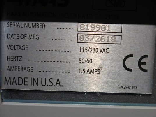 Haas, CNC control simulator, 22 hours, 2018 - Image 6