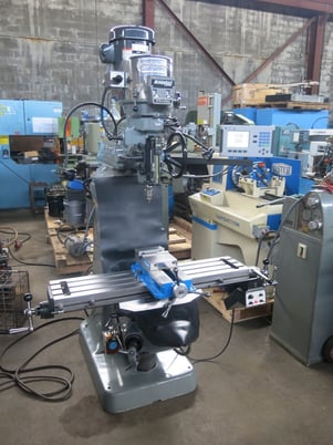 Bridgeport #Series-1, vertical mill, 2 HP, 9" x 42" table, AcuRite 2-Axis digital read out - Image 2