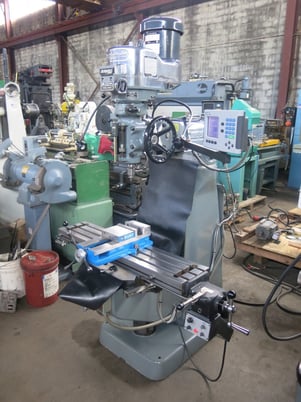Bridgeport #Series-1, vertical mill, 2 HP, 9" x 42" table, AcuRite 2-Axis digital read out - Image 5