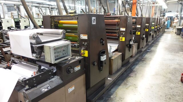 Diddle Didde #VIP, UV Web Offset Press, 8-Unit, 20.5" web, Interchangeable Cylinders - Image 3