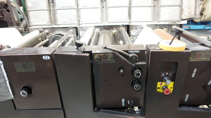Diddle Didde #VIP, UV Web Offset Press, 8-Unit, 20.5" web, Interchangeable Cylinders - Image 10