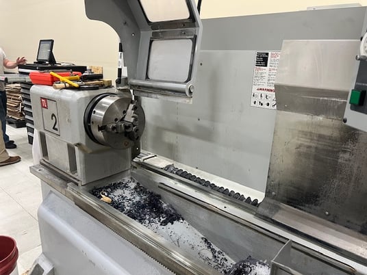 Haas #TL-2, 2-Axis CNC Lathe, 20" swing, 16" turning diameter, 48" machining length, 8" chuck, 2" bar, 12 HP - Image 2