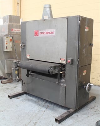 36" Rand-Bright #S36x75, belt grinder & dust collector, 20 HP, 0-60 FPM, #62629 - Image 2