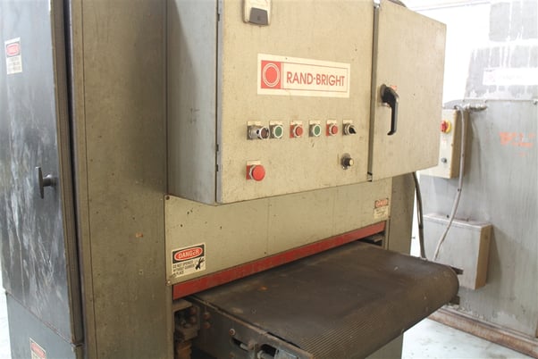 36" Rand-Bright #S36x75, belt grinder & dust collector, 20 HP, 0-60 FPM, #62629 - Image 5