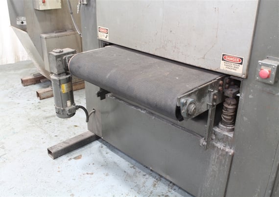 36" Rand-Bright #S36x75, belt grinder & dust collector, 20 HP, 0-60 FPM, #62629 - Image 8