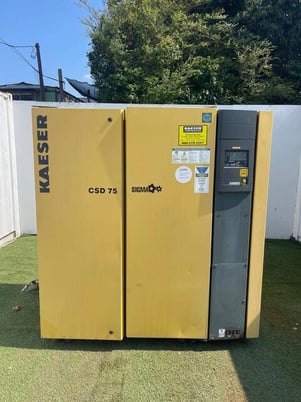 283 cfm, 175 psig, Kaeser #CSD-75, Rotary Screw Air Compressor, 75 HP, 460Y/266 V., 2012 - Image 1