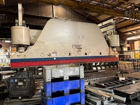 1000 Ton, Cincinnati #1000H20, CNC Press Brake, 24' overall, 22" open, 10" Shut Height, 60 HP, 24" stroke - Image 4