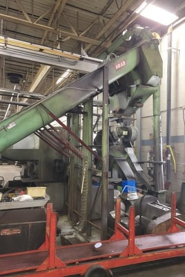 Prab, 48" continuous chip process, hydraulic dump hopper, chip blower - Image 3