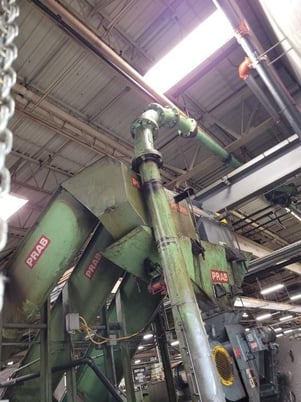 Prab, 48" continuous chip process, hydraulic dump hopper, chip blower - Image 4