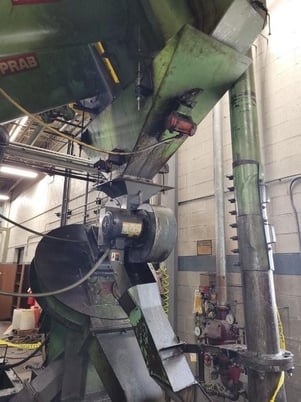 Prab, 48" continuous chip process, hydraulic dump hopper, chip blower - Image 5