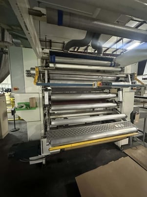 59" Nordmeccanica #Super-Simplex-1500, solventless laminator, 40" unwind diameter, edge guiding, 2005 - Image 4