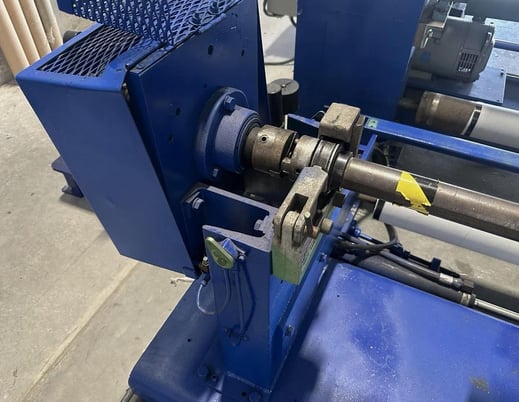 Dusenbery #635, 62" wide duplex slitter rewinder, air cooled brake at unwind, refurbished 2017 - Image 3