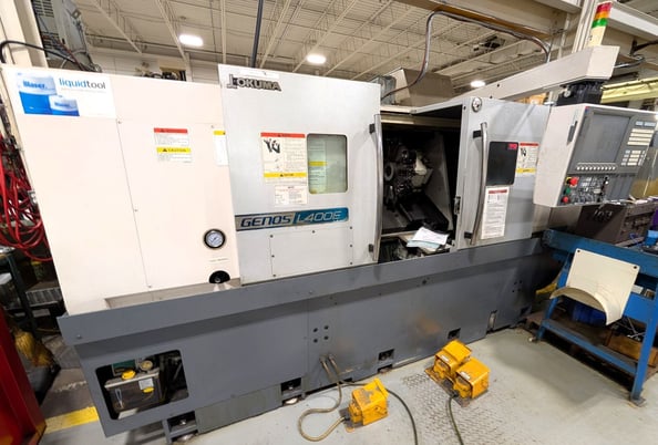 Okuma #Genos-L400, 2-Axis CNC turning center lathe, OSP-P200L-R Control, 20.4" swing, 19.6" centers, 10" - Image 9