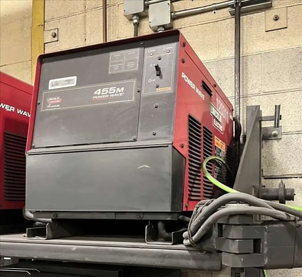 Lincoln #455M, Power Wave welder with 10MD wire feeder, 2011 & 2012 (13 available) - Image 3