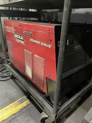 Lincoln #455M, Power Wave welder with 10MD wire feeder, 2011 & 2012 (13 available) - Image 5