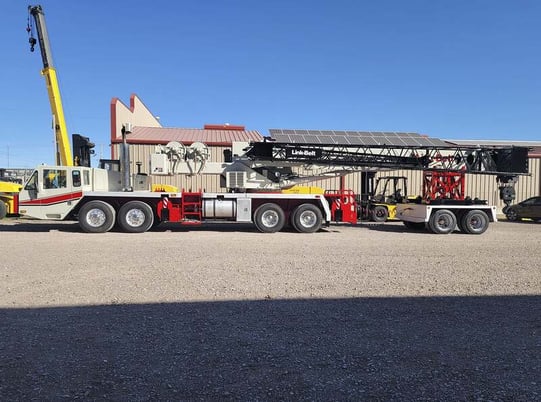 60 Ton, Link-Belt Belt #HTC8660, crane, 86' lift, Detroit Diesel engine, pneumatic tires, 1997 - Image 2