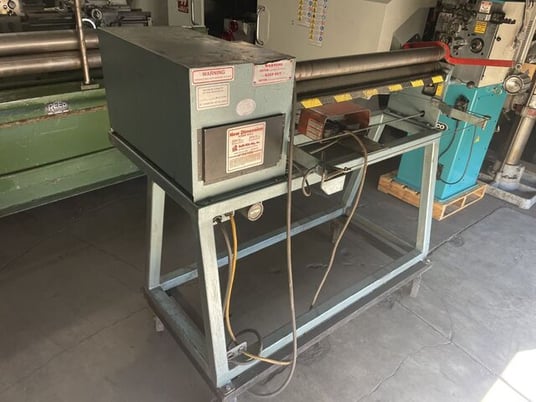 3' x 20 gauge, New Dimension #MP3.048, Sheet Metal Bending Roll, 2" diameter roll, 1/2 HP, 20 SFPM - Image 1