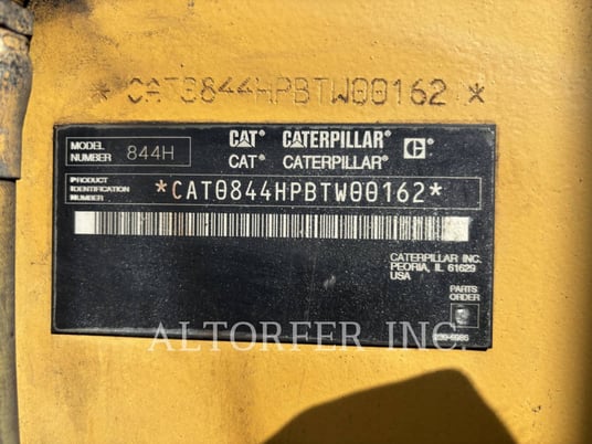Caterpillar 844H, Wheel Dozer, 2975 hours, S/N: BTW00162, 2007 - Image 6