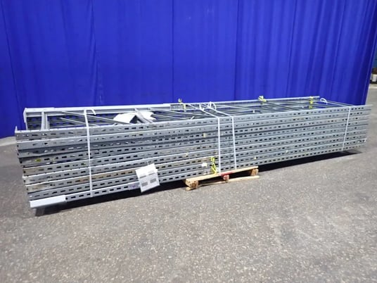 Pallet Racking Uprights, (9) 41.5" x 192" - Image 1