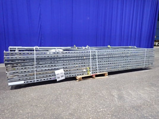 Pallet Racking Uprights, (9) 41.5" x 192" - Image 2