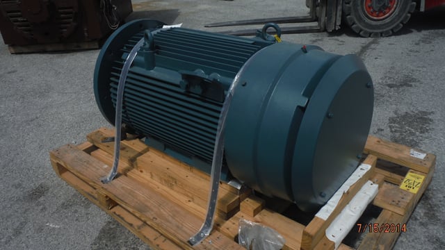 150 HP 1800 RPM Baldor Reliance, Frame 447TY, TEFC BB, 460 Volts, New Surplus - Image 1